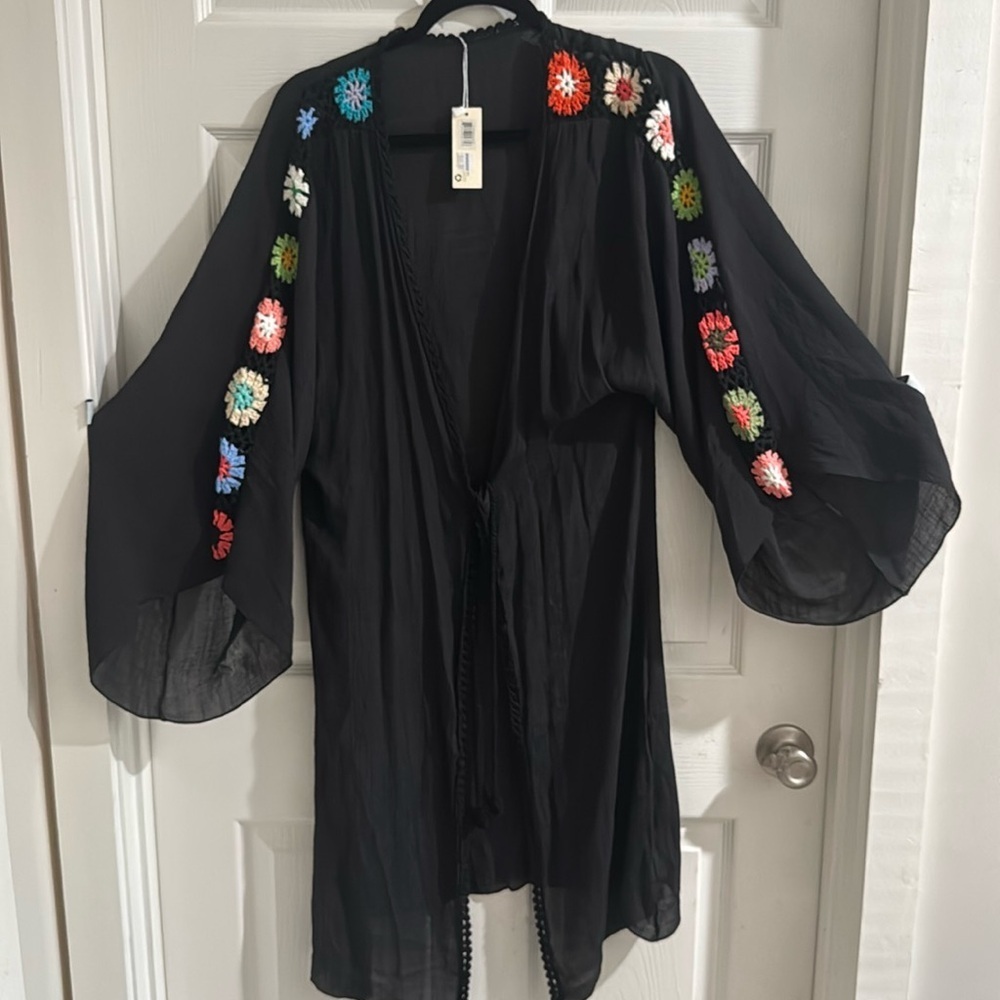 COPY - Yellow Embroidered Tunic - Picture 8 of 8